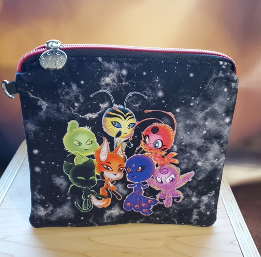 Miracle Characters Zipper Bag- Custom Fabric, Zipper & Pull