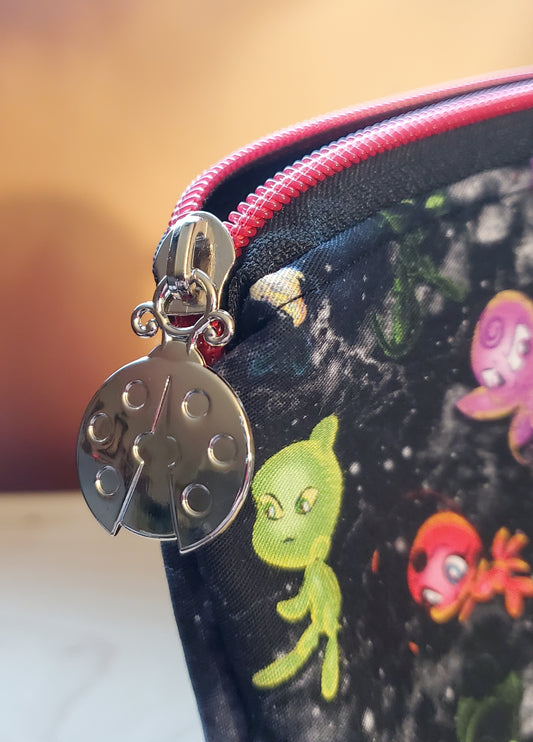 Miracle Characters Zipper Bag- Custom Fabric, Zipper & Pull