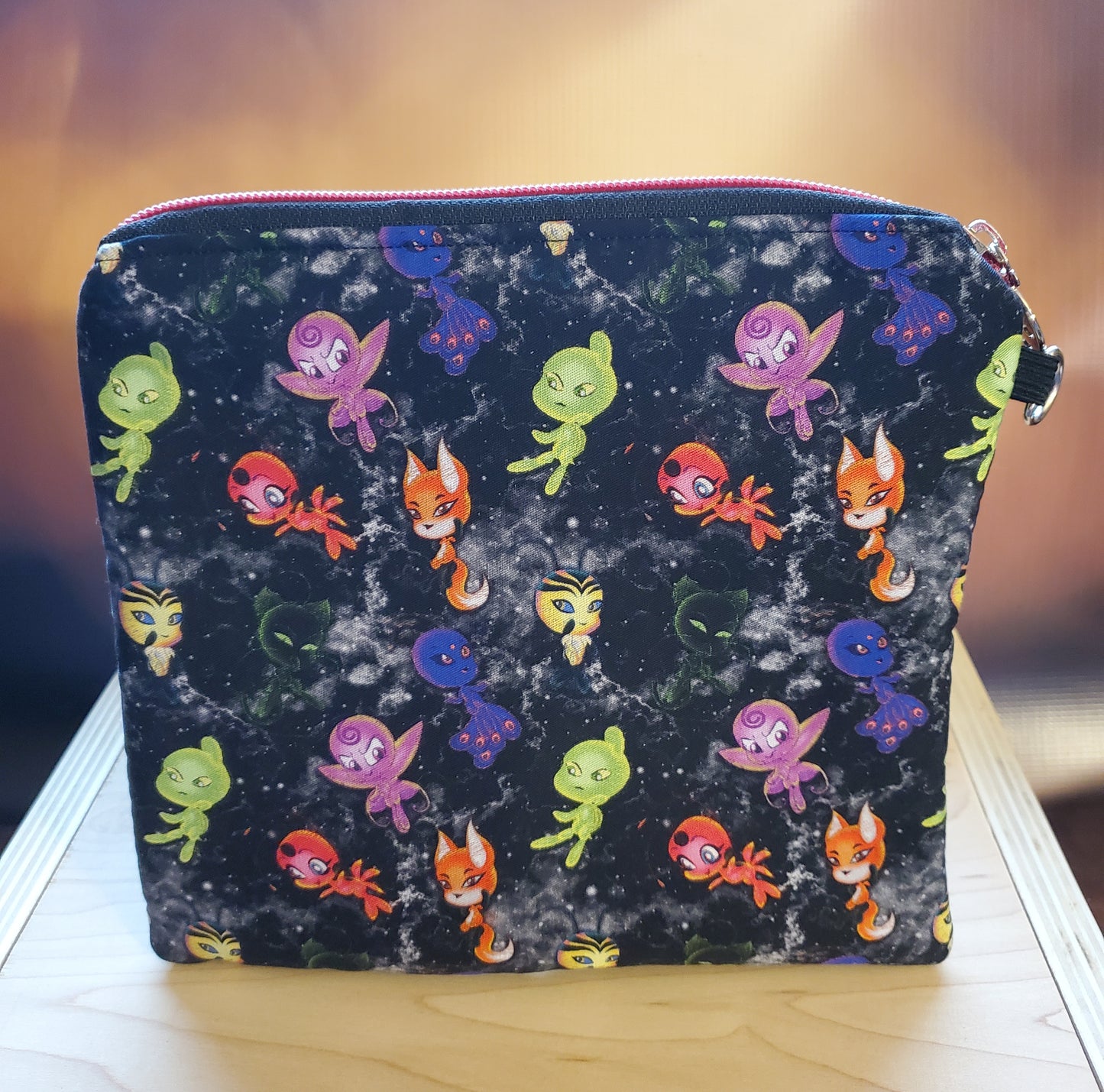 Miracle Characters Zipper Bag- Custom Fabric, Zipper & Pull