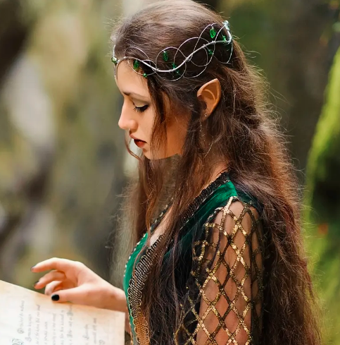 Elf Fantasy Ears - Short pink/peach skin tone