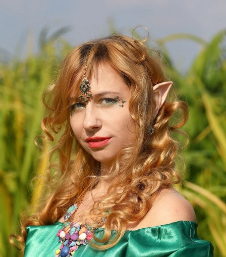 Elf Fantasy Ears - Short pink/peach skin tone