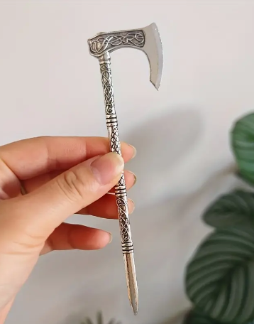 Celtic Knotwork Axe Hair Stick