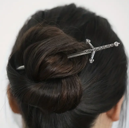 Medieval Long Sword Hair Stick