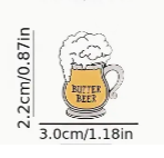 Butter Beer Stein Pin - dream of that tasty butterscotch drink all day long!