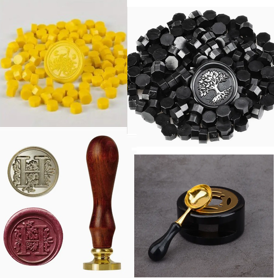 Wax Seal Making Kits- Choose your favorite House colors & stamp!