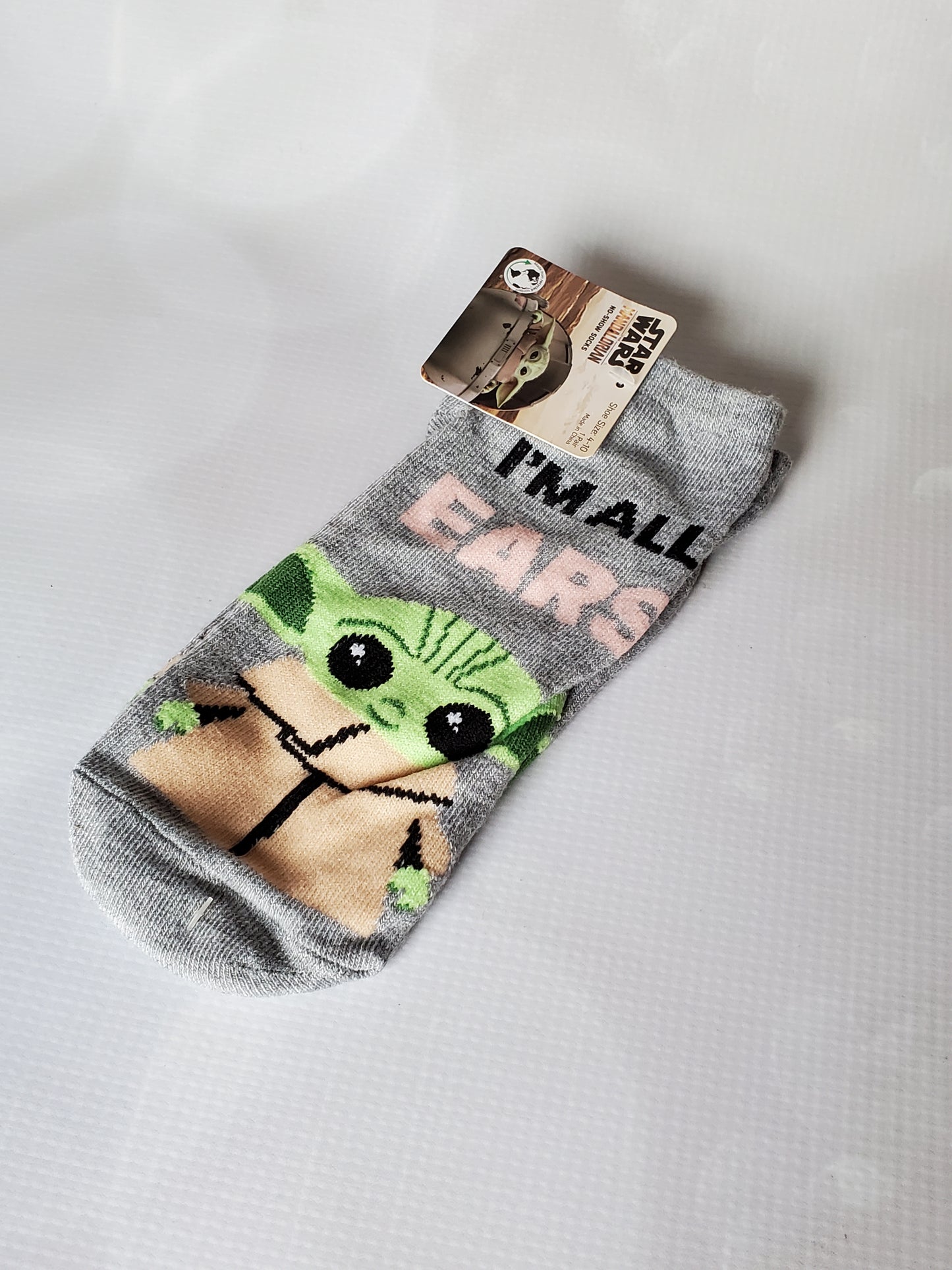 Women's No Show Grogu Socks- I'm all ears!