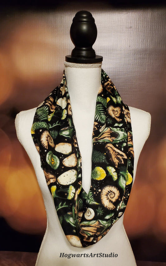 dinosaur themed scarf