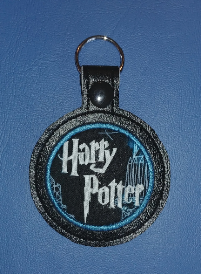 HP Inspired Keychains - choose your favorite appliqued design!