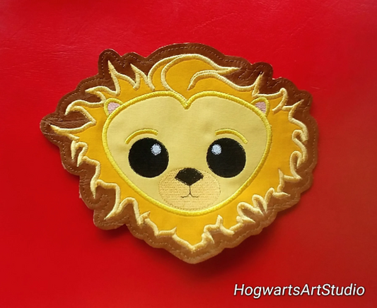 Cute Baby Lion Embroidery Design File - Instant Download