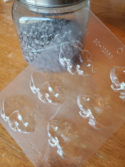 Crouching Frog Mold - use with chocolate or candy molds, wax melts and more!