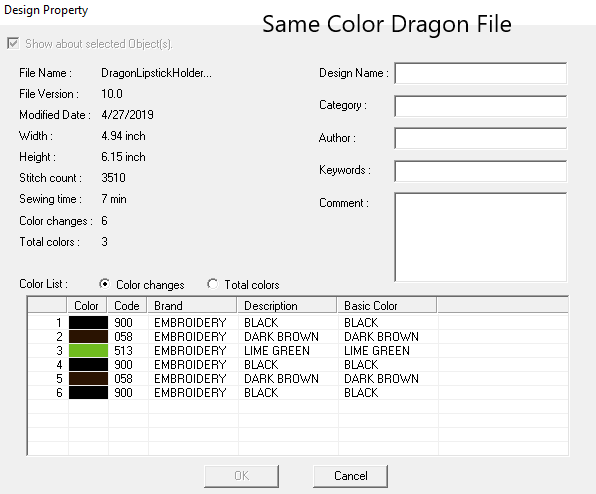 Flying Dragon Thumbdrive/Lipstick Holder Keychain Embroidery Design Files - Instant Download