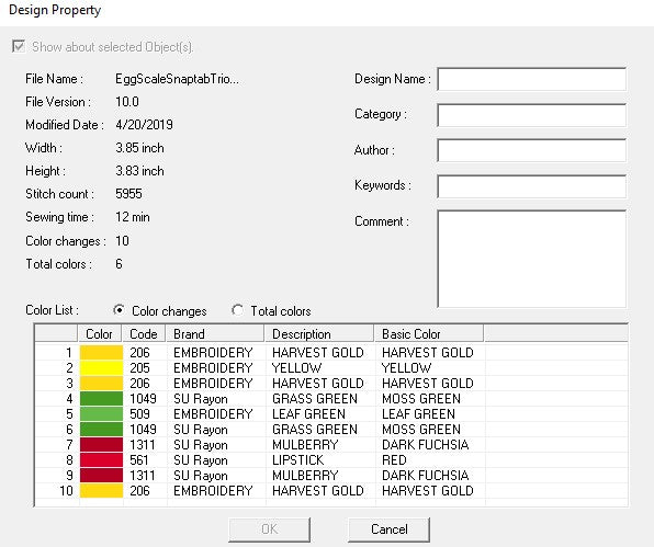 Trio Of Scaled Dragon Eggs Keychain Embroidery Design - Great design for GOT fans! Instant Download