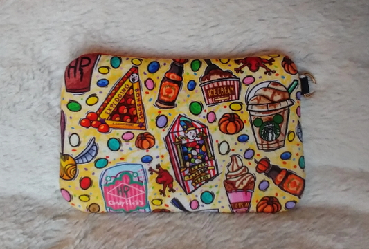 HP Themed Zipper Bag- Yellow Wizarding Candies