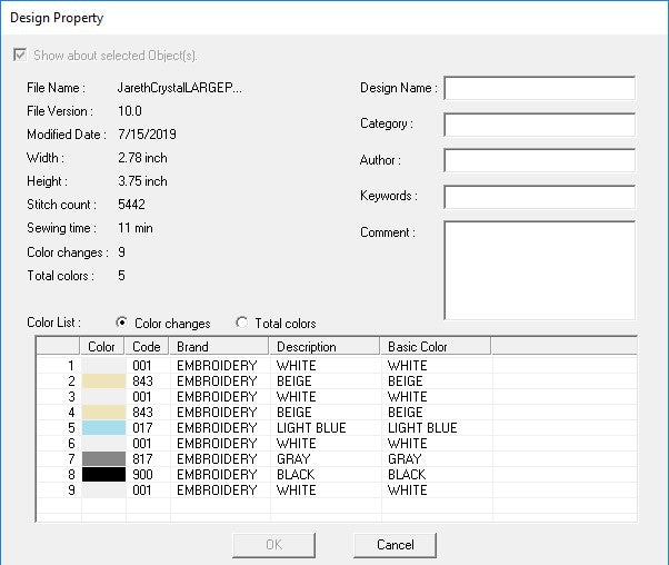 Goblin King Crystal Patch Embroidery Design File- Instant Download