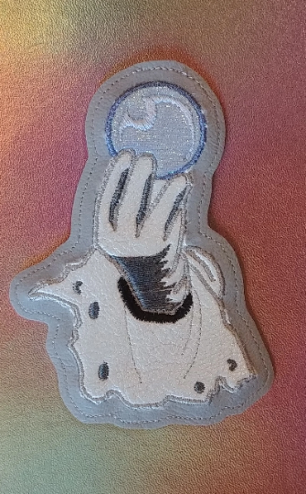 Goblin King Crystal Patch Embroidery Design File- Instant Download