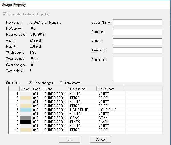 Goblin King Crystal Embroidery Design File- Instant Download