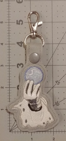 Jareth 80's Labyrinth Inspired Applique Keychain