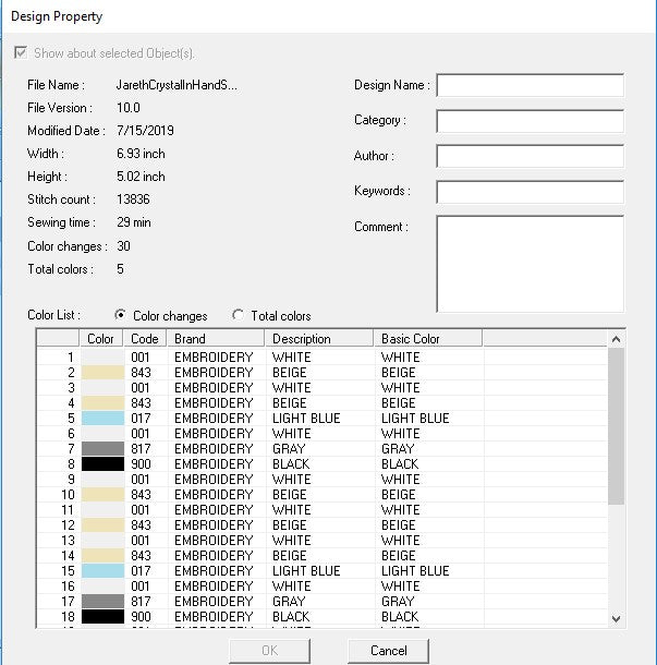 Goblin King Crystal Embroidery Design File- Instant Download