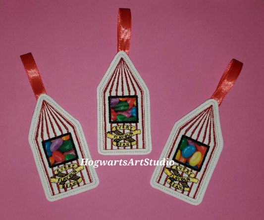 Flavored Jelly Bean Box Ornament - A fun ornament for your tree, or anywhere!