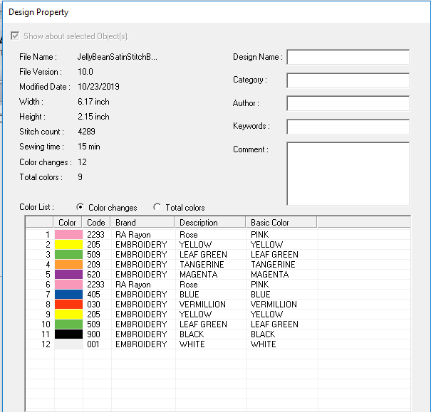 Jelly Bean Embroidery Design Files - Fill Stitch And Satin Stitch Versions- Instant Download!
