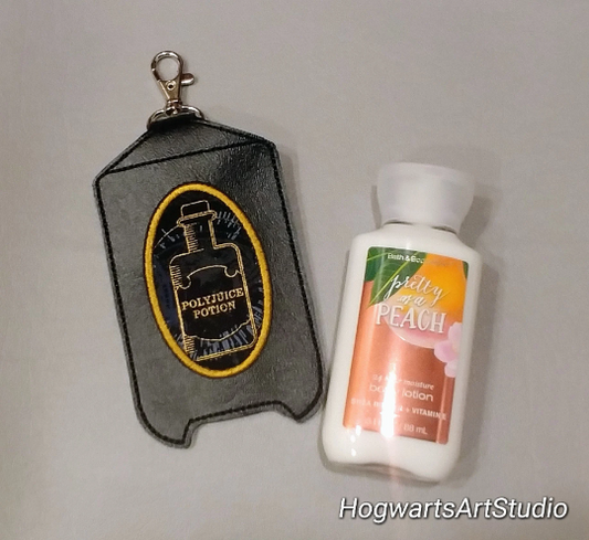 Potion Bottle Lotion Holder Keychain - holds a 3 oz. bottle of B&BW Lotion!