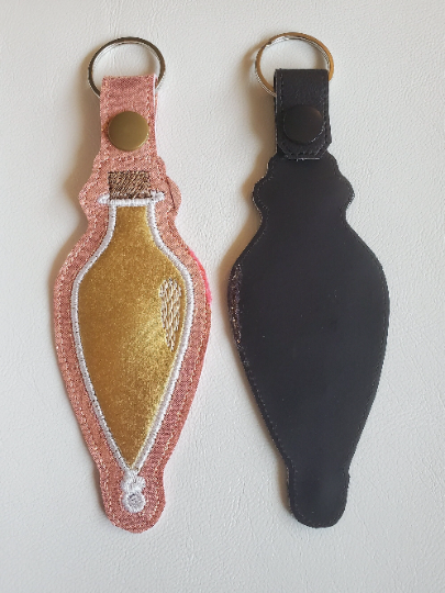 Lucky Gold Potion Bottle Keychain
