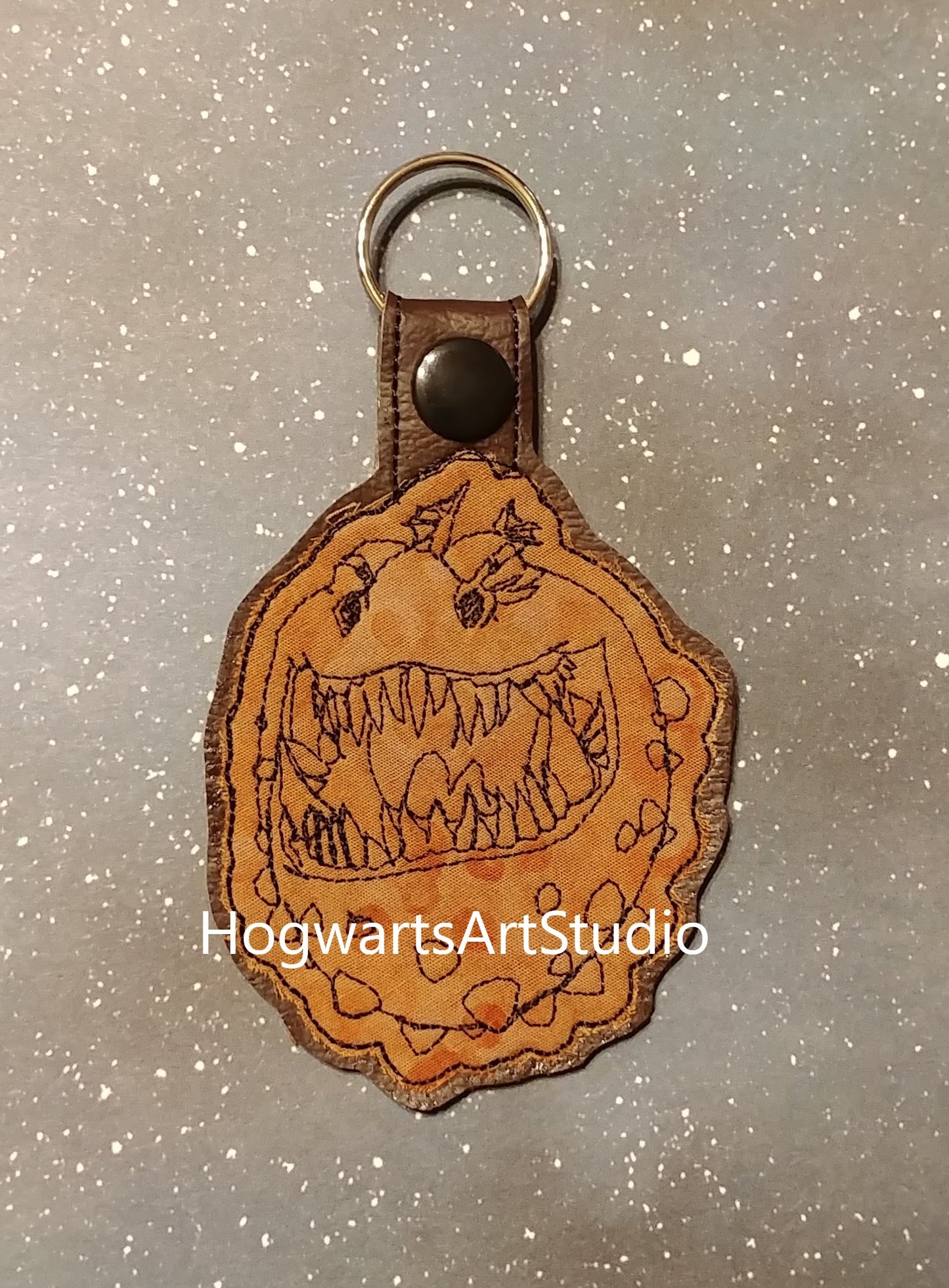 Trained Dragon Keychains Embroidery Design Files - Instant Download