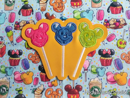 Mouse Sucker Embroidery Design Files - Instant Download!