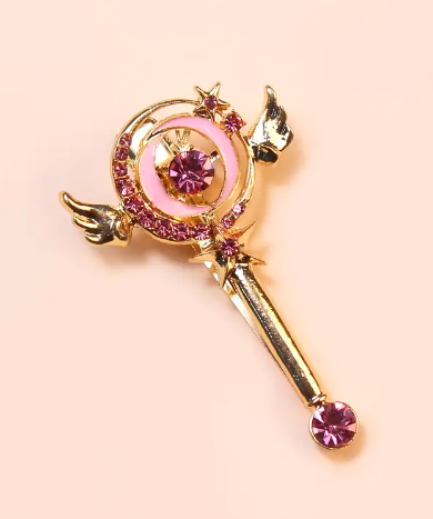 Pink Fairy Wand Barrette Set- bring some magic to your hair style!