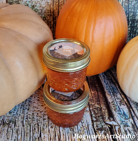 Mulled Pumpkin Juice Jelly - grown right here in the garden!