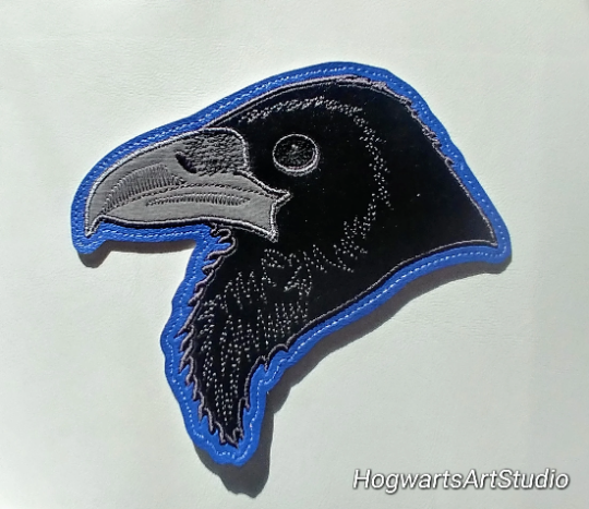 Large Raven/Crow Embroidery Design Files - Instant Download