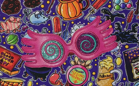 Loony Spectral Glasses Patch - made in fun and colorful vinyls!