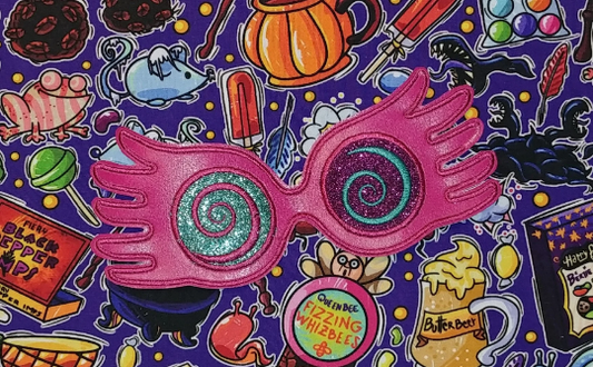 Loony Spectral Glasses Patch - made in fun and colorful vinyls!