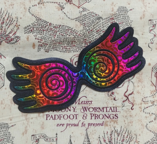 Loony Spectral Glasses Patch - made in fun and colorful vinyls!