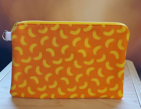 Macaroni and Cheese Zipper Bag - perfect for snacks, small toys, and more!