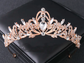 "Catherine" Diamond Rose Gold Queen Crown - available in multiple colors!