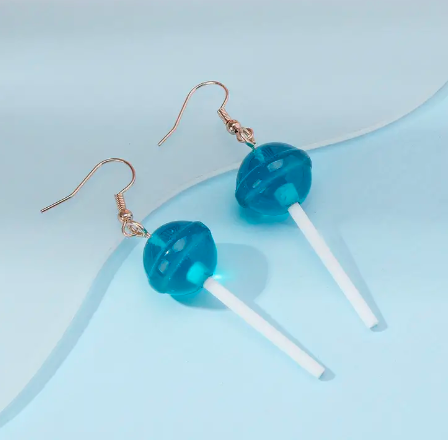 Miniature Lollipop Earrings - Choose your favorite "flavor" of sucker!