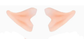 Elf Fantasy Ears - Ear Topper style, pink/peach skin tone