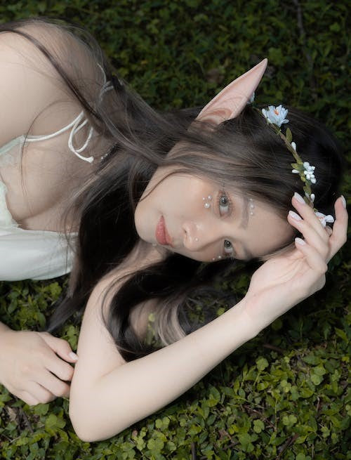 Elf Fantasy Ears - Long pink/peach skin tone