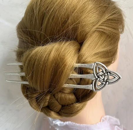 Celtic Triquetra Hair Comb