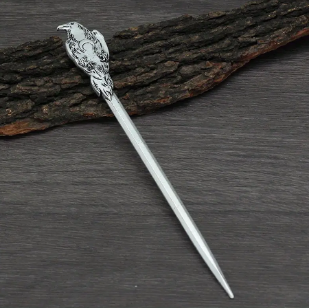 Witch's Moon Crow/Raven Hair Stick