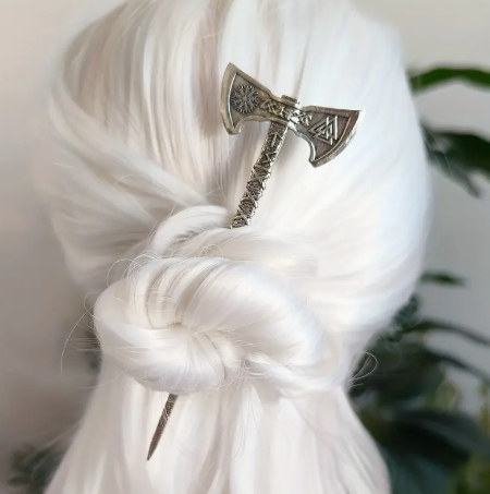 Viking Double-Headed Axe Hair Stick