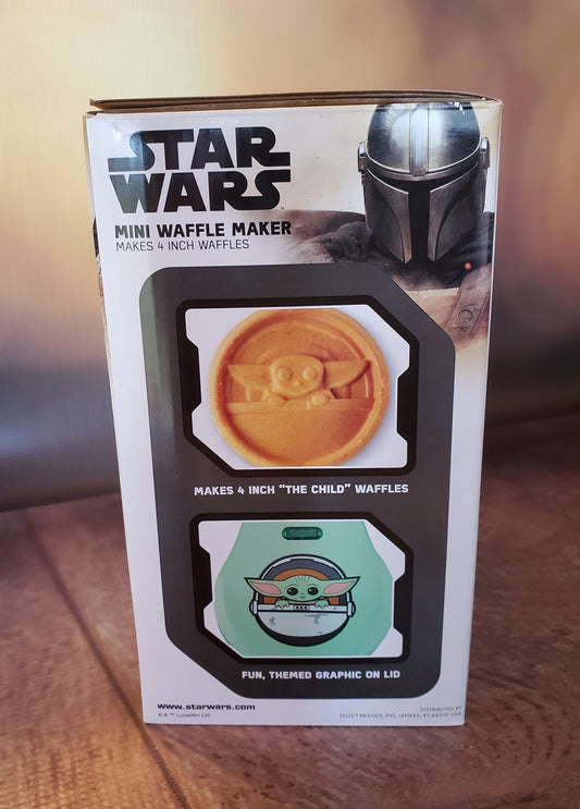 Star Wars The Child mini waffle maker- baby Yoda at his cutest!