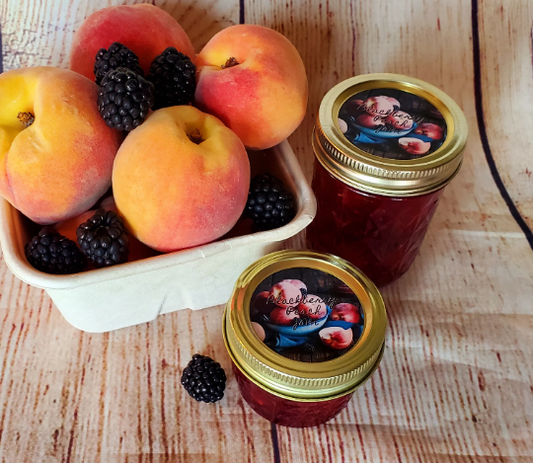 Blackberry Peach Jam - Artisan Small Batch Fruit Jams