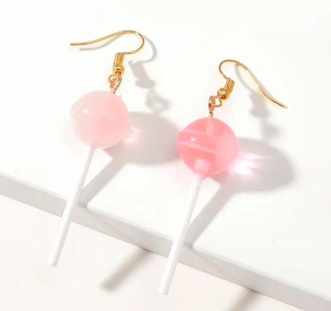 Miniature Lollipop Earrings - Choose your favorite "flavor" of sucker!