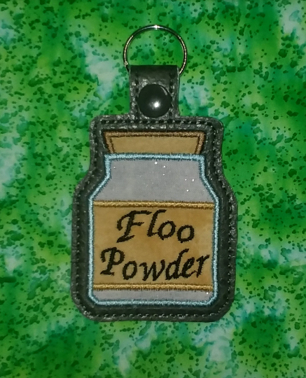 Potion Bottle Keychain Embroidery Design Files - Instant Download