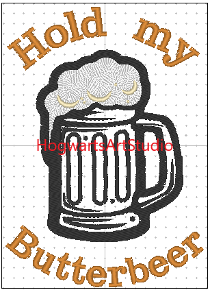 "Hold My Beer" Embroidery Design Files - Instant Download