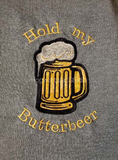 "Hold My Beer" Embroidery Design Files - Instant Download