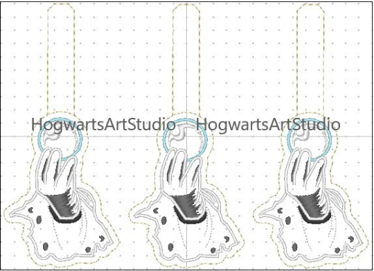 Goblin King Crystal Embroidery Design File- Instant Download