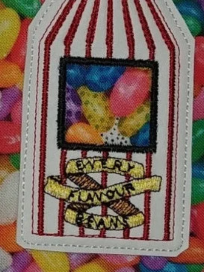 Flavored Jelly Bean Box Ornament - A fun ornament for your tree, or anywhere!